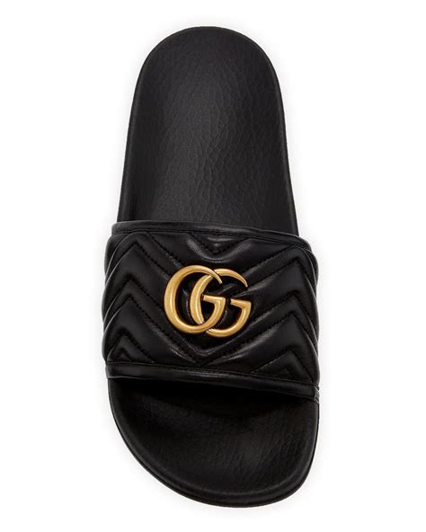 black gucci pursuit slides